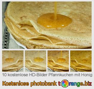 Bilddatenbank tOrange bietet kostenlosen Fotos aus dem Bereich:  pfannkuchen-mit-honig