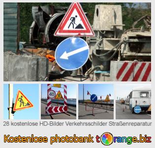 Bilddatenbank tOrange bietet kostenlosen Fotos aus dem Bereich:  verkehrsschilder-straßenreparatur
