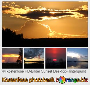 Bilddatenbank tOrange bietet kostenlosen Fotos aus dem Bereich:  sunset-desktop-hintergrund