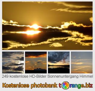 Bilddatenbank tOrange bietet kostenlosen Fotos aus dem Bereich:  sonnenuntergang-himmel