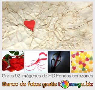Banco de imagen tOrange ofrece fotos gratis de la sección:  fondos-corazones