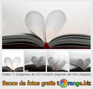 Banco de imagen tOrange ofrece fotos gratis de la sección:  corazón-páginas-del-libro-plegado
