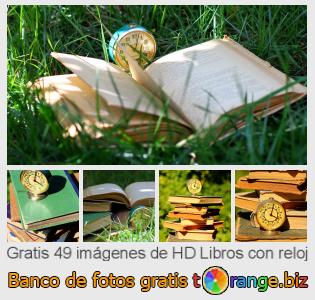Banco de imagen tOrange ofrece fotos gratis de la sección:  libros-con-reloj