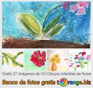 Banco de imagen tOrange ofrece fotos gratis de la sección:  dibujos-infantiles-de-flores