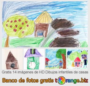 Banco de imagen tOrange ofrece fotos gratis de la sección:  dibujos-infantiles-de-casas