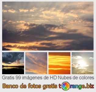 Banco de imagen tOrange ofrece fotos gratis de la sección:  nubes-de-colores