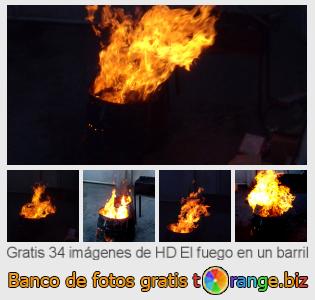 Banco de imagen tOrange ofrece fotos gratis de la sección:  el-fuego-en-un-barril