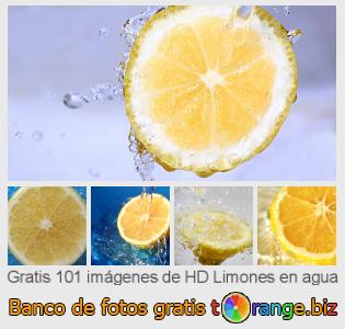 Banco de imagen tOrange ofrece fotos gratis de la sección:  limones-en-agua