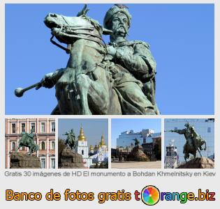 Banco de imagen tOrange ofrece fotos gratis de la sección:  el-monumento-bohdan-khmelnitsky-en-kiev