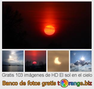 Banco de imagen tOrange ofrece fotos gratis de la sección:  el-sol-en-el-cielo