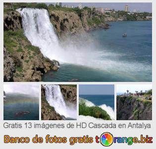 Banco de imagen tOrange ofrece fotos gratis de la sección:  cascada-en-antalya