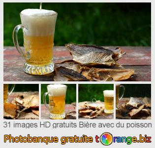 Banque d'images tOrange offre des photos libres de la section:  bière-avec-du-poisson