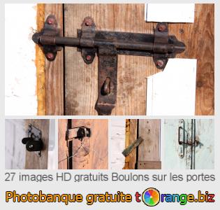 Banque d'images tOrange offre des photos libres de la section:  boulons-sur-les-portes