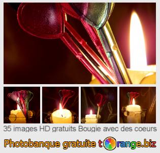 Banque d'images tOrange offre des photos libres de la section:  bougie-avec-des-coeurs