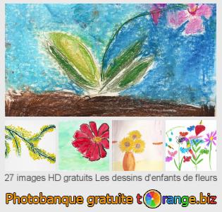 Banque d'images tOrange offre des photos libres de la section:  les-dessins-denfants-de-fleurs