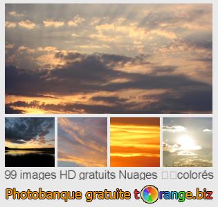 Banque d'images tOrange offre des photos libres de la section:  nuages-​​colorés
