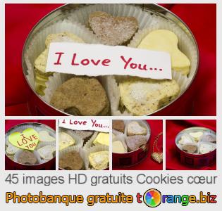 Banque d'images tOrange offre des photos libres de la section:  cookies-cœur
