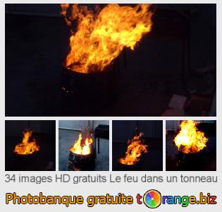 Banque d'images tOrange offre des photos libres de la section:  le-feu-dans-un-tonneau