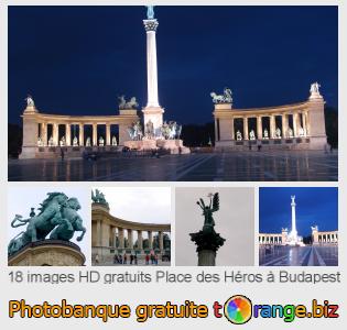 Banque d'images tOrange offre des photos libres de la section:  place-des-héros-à-budapest