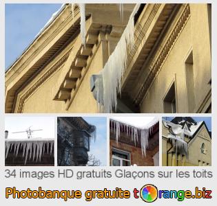 Banque d'images tOrange offre des photos libres de la section:  glaçons-sur-les-toits