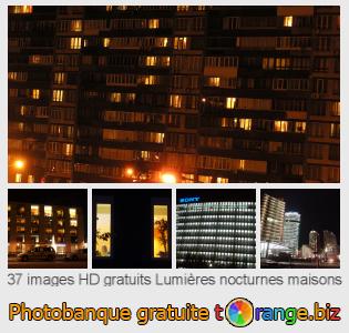 Banque d'images tOrange offre des photos libres de la section:  lumières-nocturnes-maisons