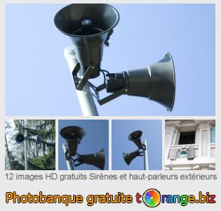 Banque d'images tOrange offre des photos libres de la section:  sirènes-et-haut-parleurs-extérieurs