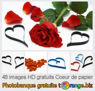 Banque d'images tOrange offre des photos libres de la section:  coeur-de-papier