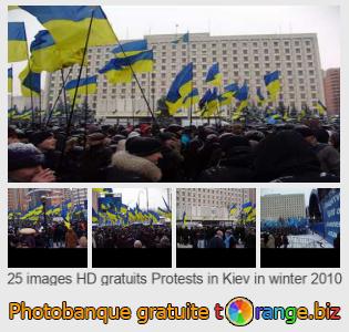 Banque d'images tOrange offre des photos libres de la section:  les-rassemblements-à-kiev-à-lhiver-2010