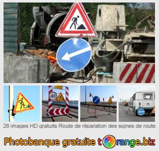 Banque d'images tOrange offre des photos libres de la section:  route-de-réparation-des-signes-de-route