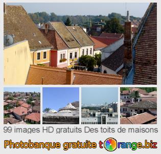 Banque d'images tOrange offre des photos libres de la section:  des-toits-de-maisons