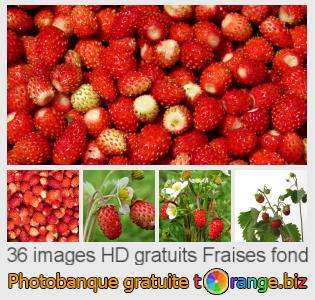 Banque d'images tOrange offre des photos libres de la section:  fraises-fond
