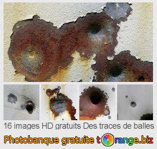 Banque d'images tOrange offre des photos libres de la section:  des-traces-de-balles