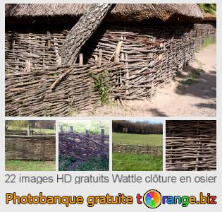 Banque d'images tOrange offre des photos libres de la section:  wattle-clôture-en-osier
