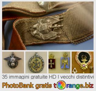 Banca Immagine di tOrange offre foto gratis nella sezione:  i-vecchi-distintivi