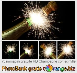 Banca Immagine di tOrange offre foto gratis nella sezione:  champagne-con-scintille
