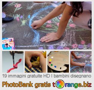 Banca Immagine di tOrange offre foto gratis nella sezione:  i-bambini-disegnano