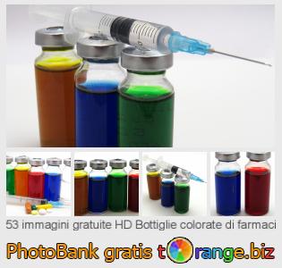 Banca Immagine di tOrange offre foto gratis nella sezione:  bottiglie-colorate-di-farmaci