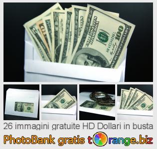 Banca Immagine di tOrange offre foto gratis nella sezione:  dollari-busta