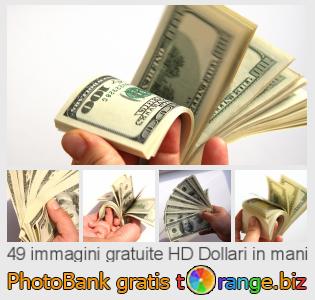 Banca Immagine di tOrange offre foto gratis nella sezione:  dollari-mani
