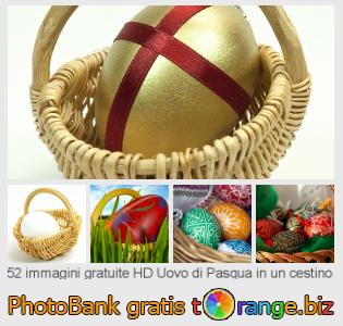 Banca Immagine di tOrange offre foto gratis nella sezione:  uovo-di-pasqua-un-cestino