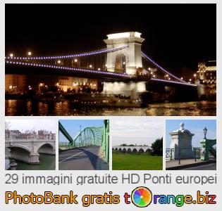 Banca Immagine di tOrange offre foto gratis nella sezione:  ponti-europei