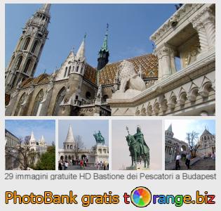 Banca Immagine di tOrange offre foto gratis nella sezione:  bastione-dei-pescatori-budapest