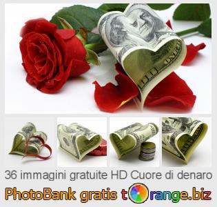 Banca Immagine di tOrange offre foto gratis nella sezione:  cuore-di-denaro