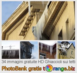 Banca Immagine di tOrange offre foto gratis nella sezione:  ghiaccioli-sui-tetti