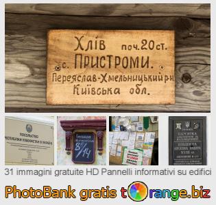 Banca Immagine di tOrange offre foto gratis nella sezione:  pannelli-informativi-su-edifici