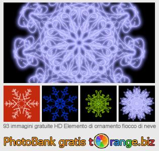 Banca Immagine di tOrange offre foto gratis nella sezione:  elemento-di-ornamento-fiocco-di-neve