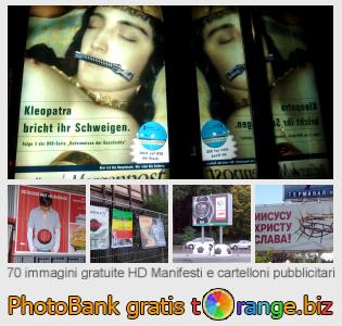 Banca Immagine di tOrange offre foto gratis nella sezione:  manifesti-e-cartelloni-pubblicitari