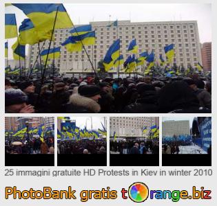 Banca Immagine di tOrange offre foto gratis nella sezione:  le-manifestazioni-kiev-nel-inverno-2010