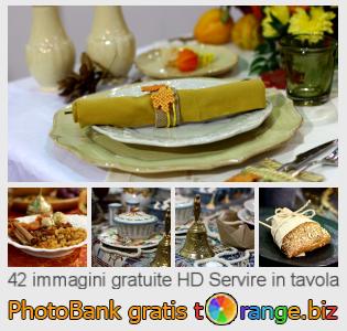 Banca Immagine di tOrange offre foto gratis nella sezione:  servire-tavola