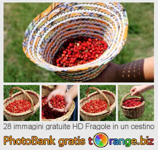 Banca Immagine di tOrange offre foto gratis nella sezione:  fragole-un-cestino
